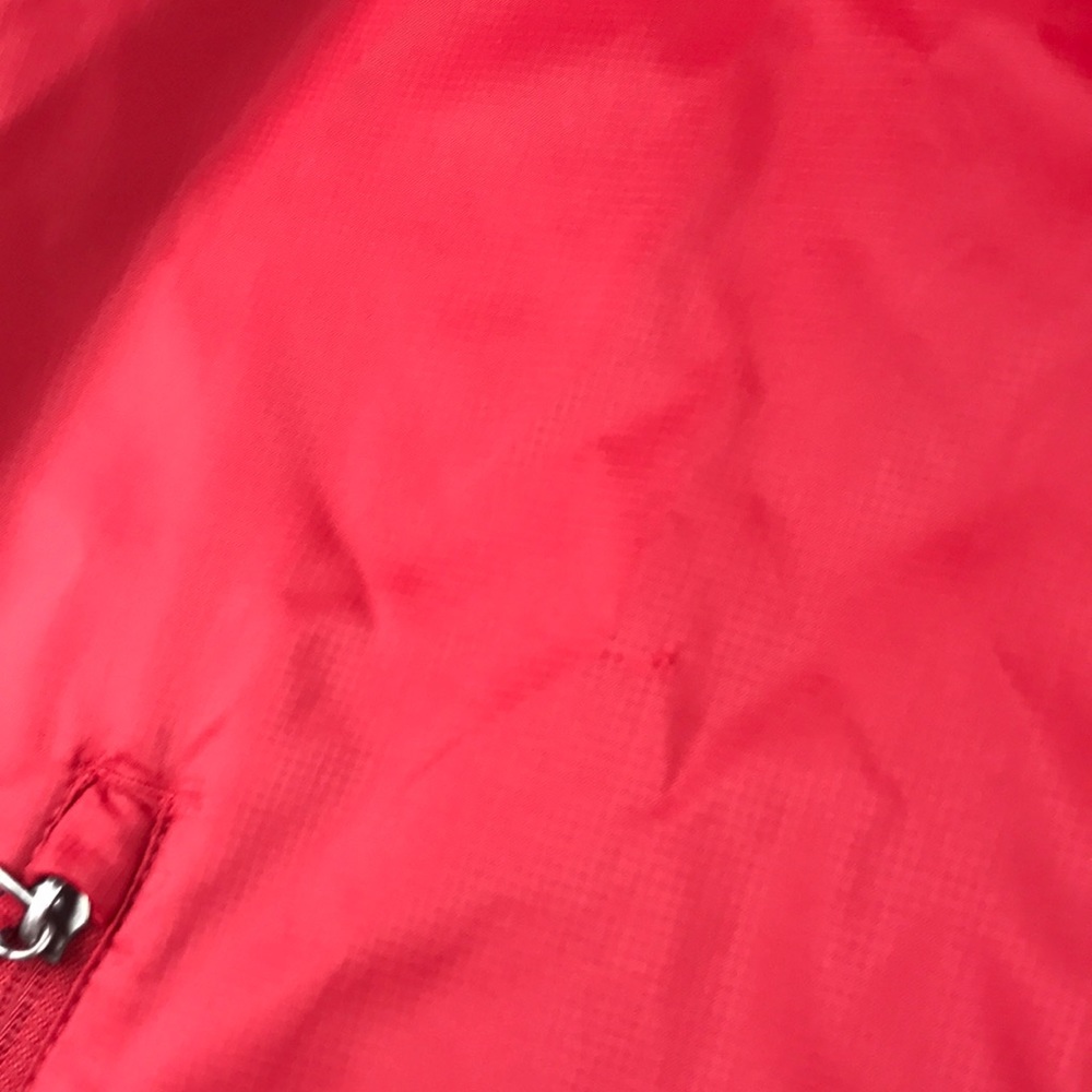 LL bean red lightweight windbreaker jacket size M - Picture 3 of 5
